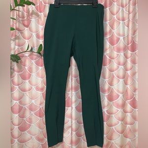 H&M Green Straight Leg Dress Pants